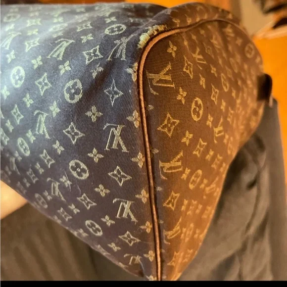 LOUIS VUITTON DENIM SPEEDY 30 - Picture 6 of 15